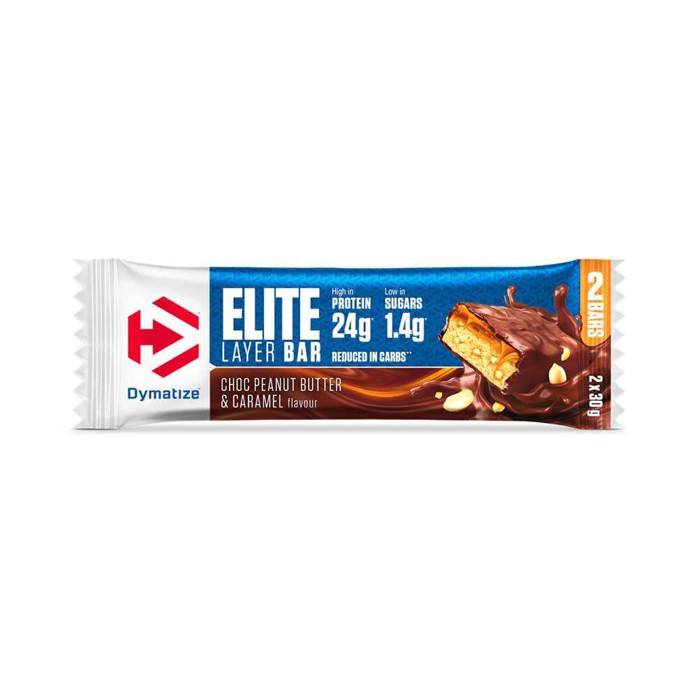 Dymatize Protein Elite Layer Bar Peanut Butter & Caramel 18 x 60 g Riegel, 1080 g