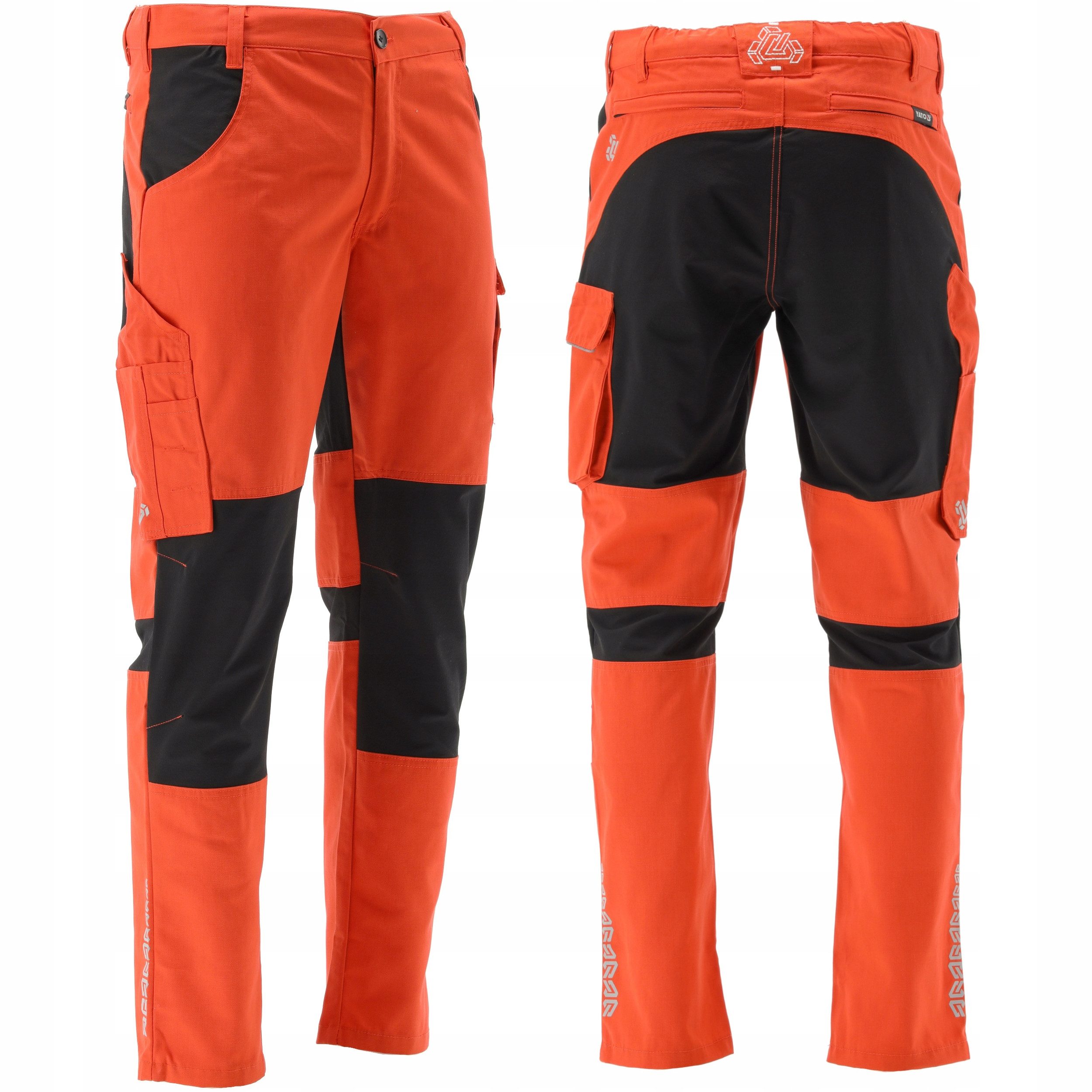 Arbeitshose Arbeitshose SERWAL 4-Way STRETCH orange/schwarz Gr. XXL