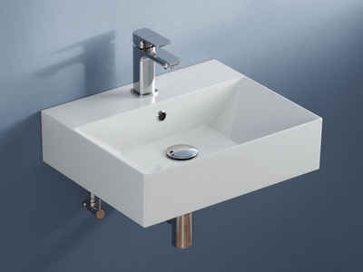 Aqua Bagno Aufsatzwaschbecken Aqua Bagno, Design Hängewaschbecken Waschbecken Aufsatzwaschbecken (Packung)