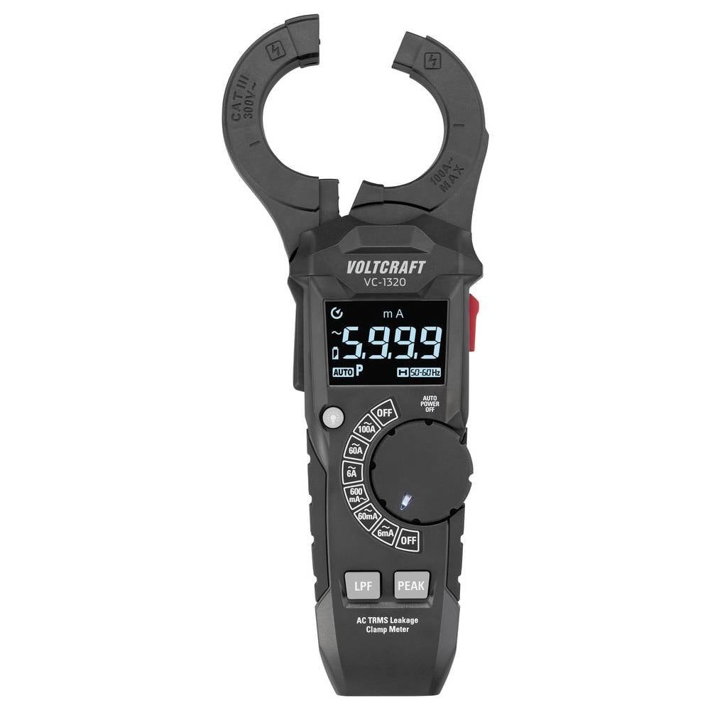 VOLTCRAFT Multimeter VC-1320 Leckstromzange 1µA digital Anzeige (Counts): 6000 VC-17156745