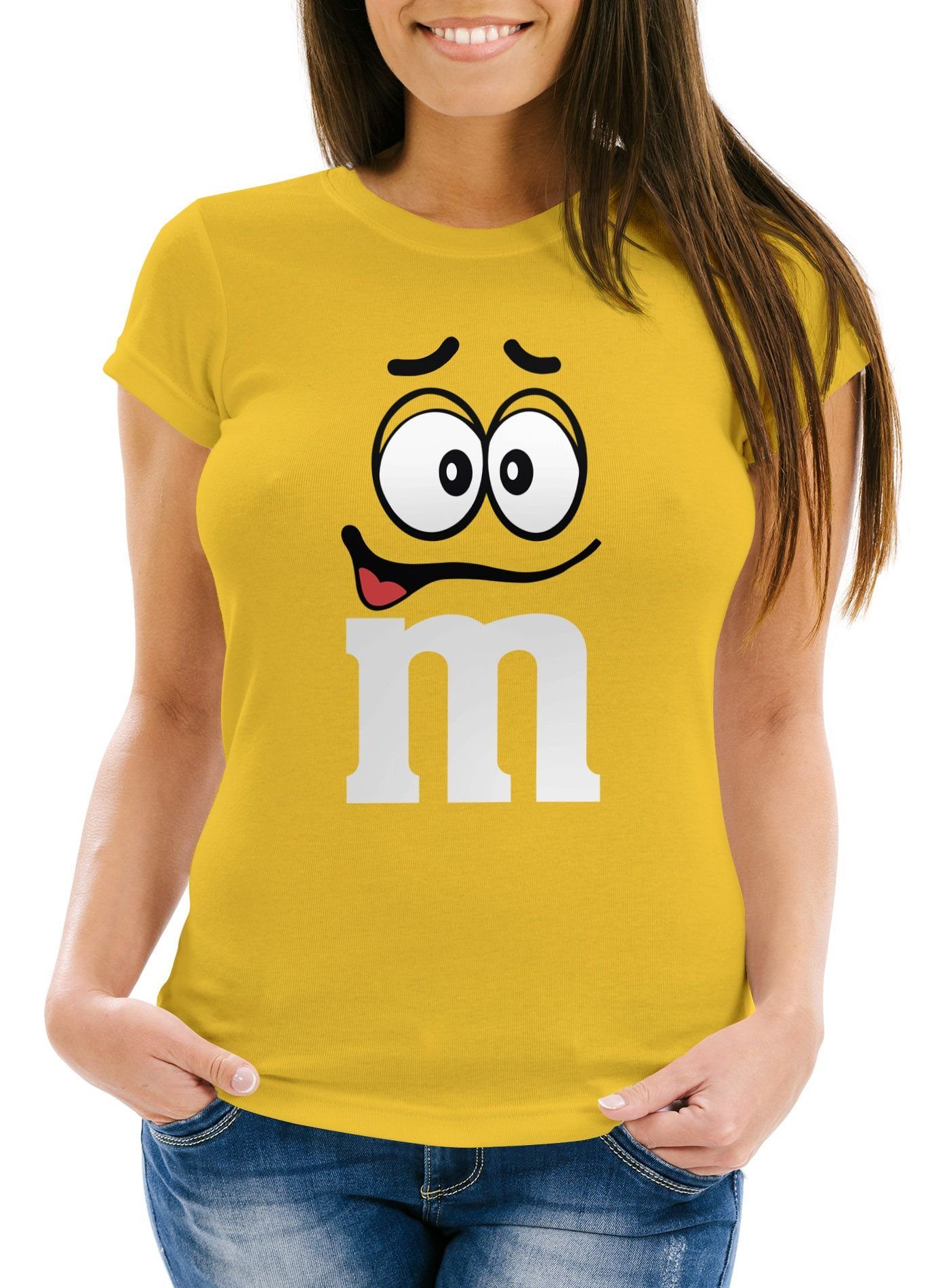 MoonWorks Print-Shirt Damen T-Shirt Fasching Karneval günstig online kaufen