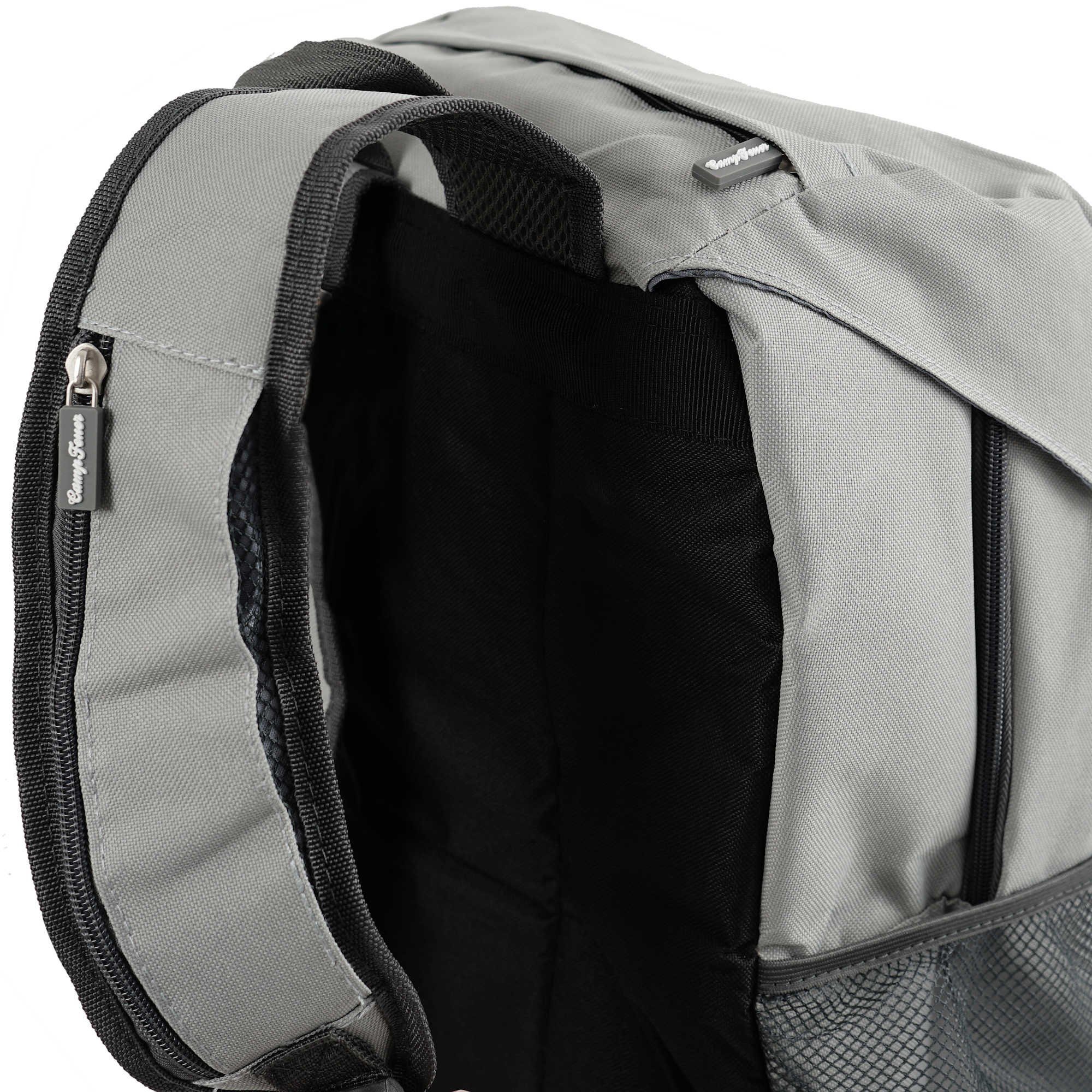 CampFeuer Freizeitrucksack Kühlrucksack 20 Liter, leicht und wasserdicht, grau