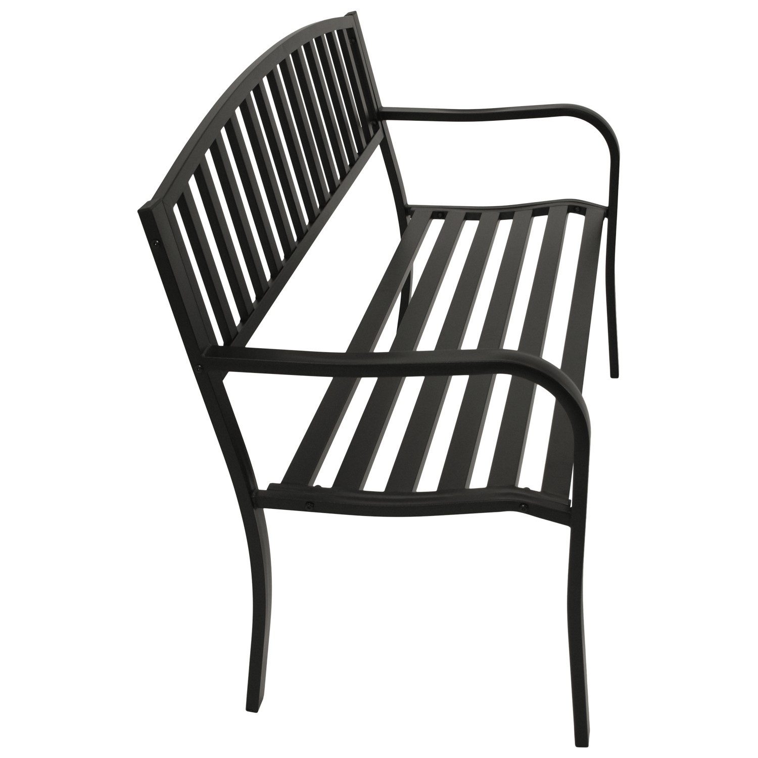 DEGAMO Gartenbank NEWPORT, 2-sitzer, Metall schwarz günstig online kaufen