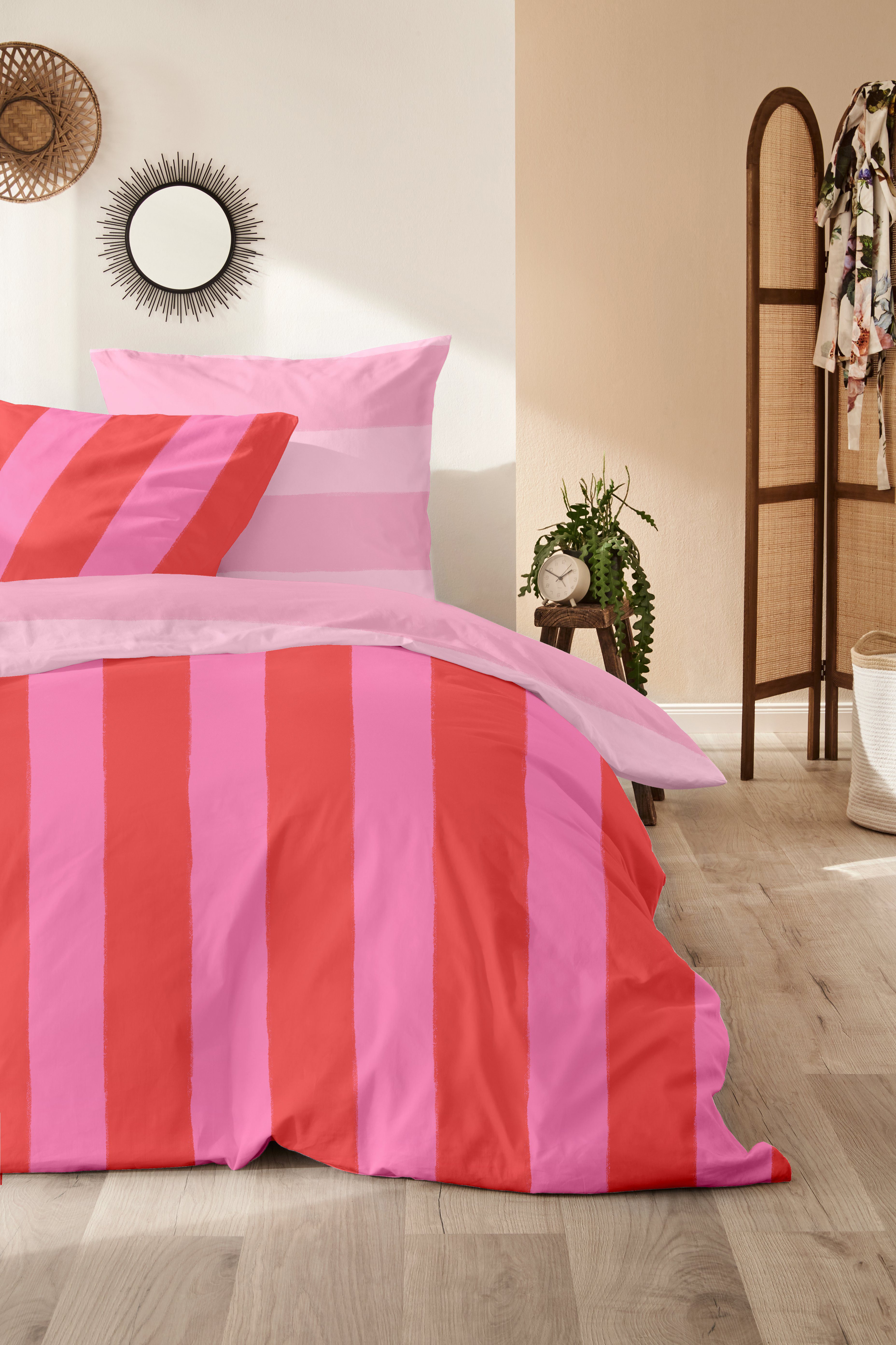 Primera Bettwäsche "Renforce-Bettwäsche Color Block" 2 Stk. tlg. mit kräfti günstig online kaufen