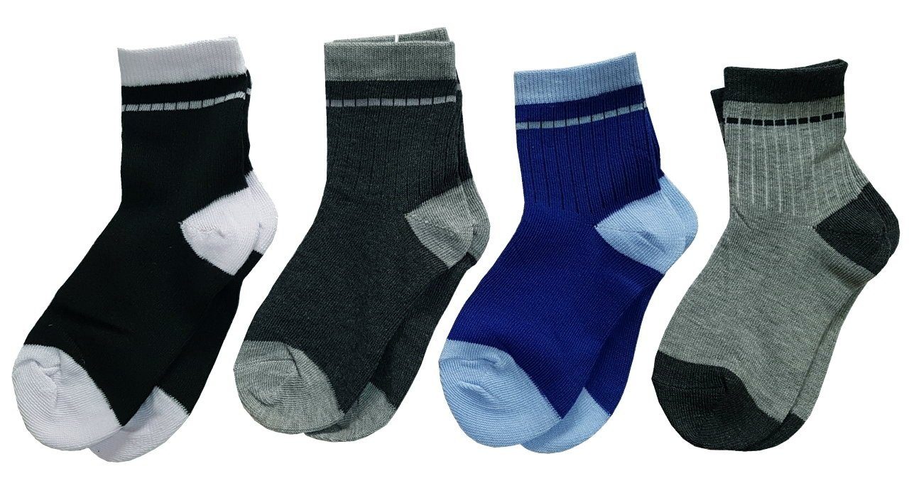 Freizeitsocken 12 Paar Kids Socks Jungen Socken Kinder Strümpfe, SM-0326