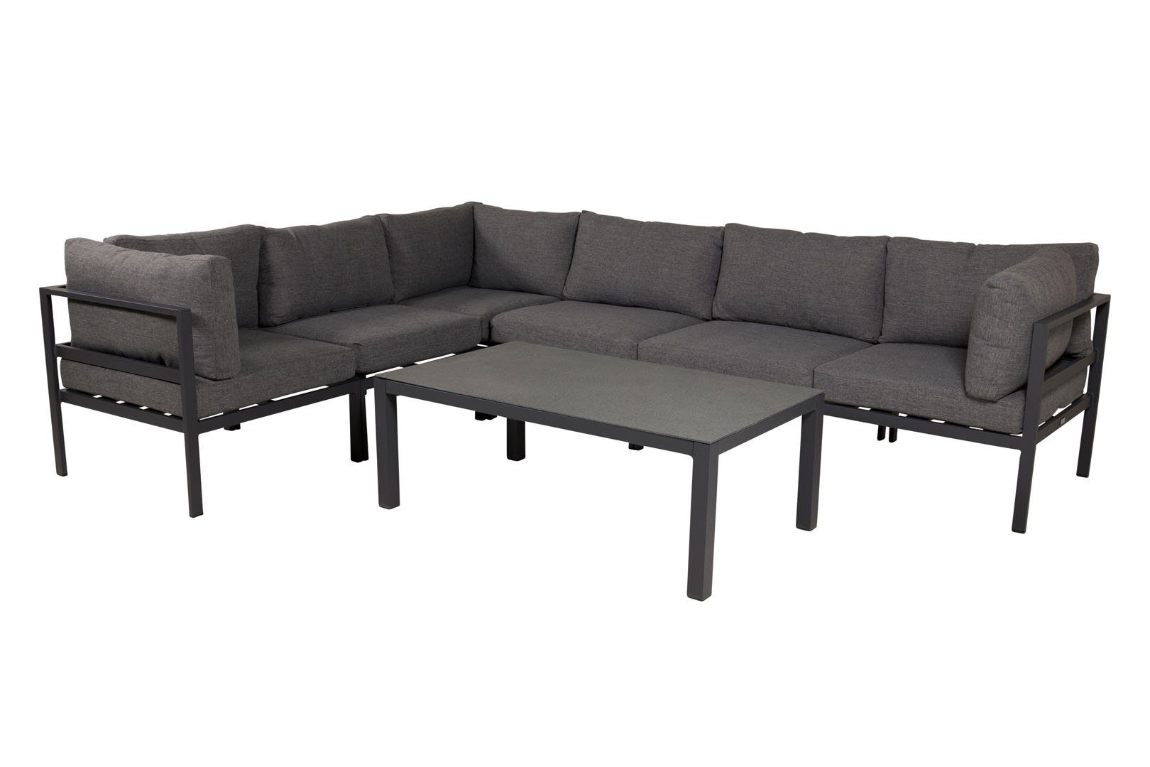 ebuy24 Gartentisch Copacabana Couchtisch schwarzes Glas. günstig online kaufen