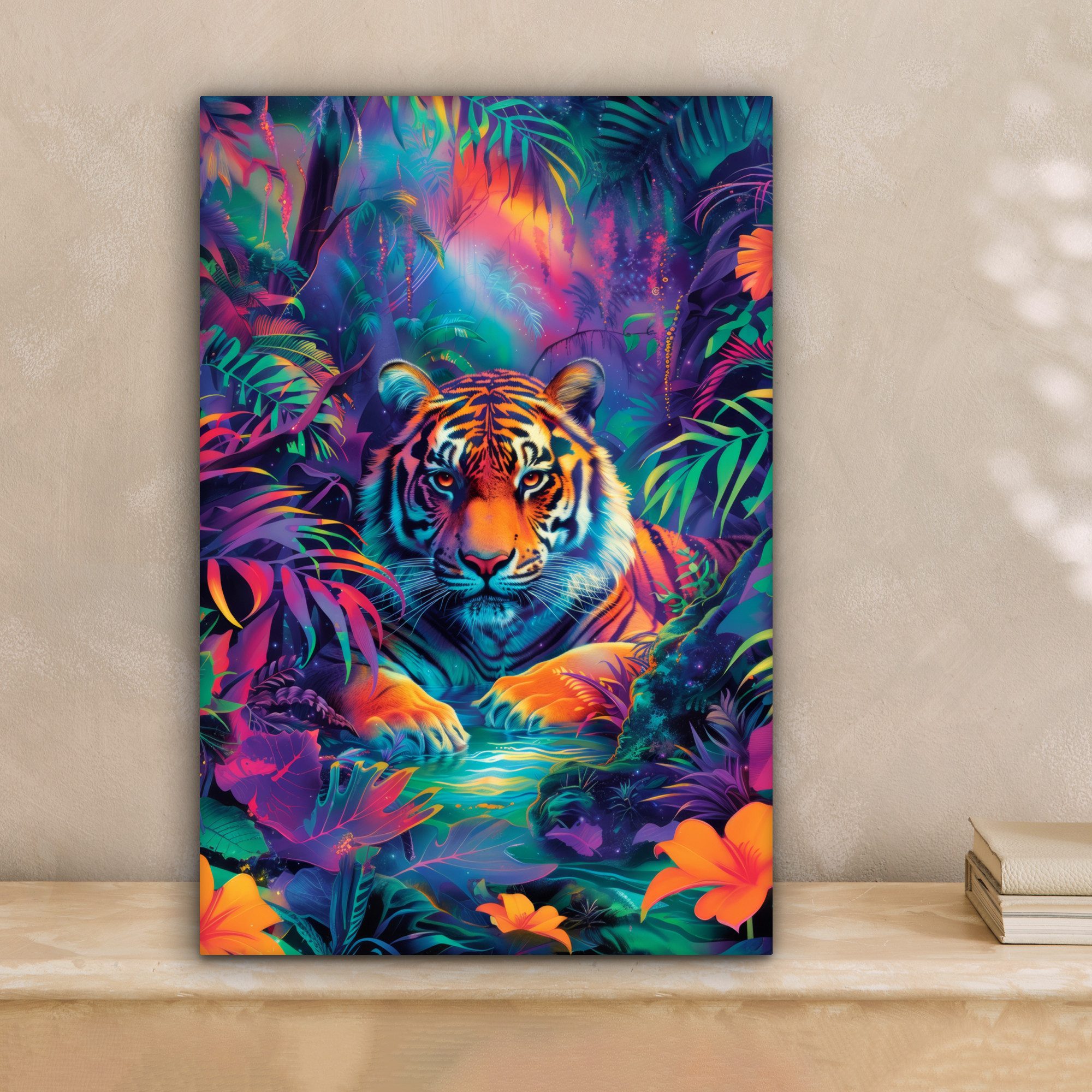 OneMillionCanvasses® Leinwandbild Tiger - Tier - günstig online kaufen