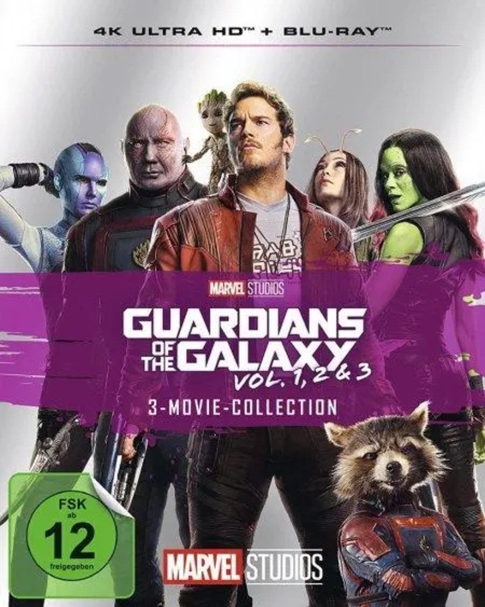 Leonine Blu-ray Guardians of the Galaxy 3-Movie-Collection UHD + Blu-ray