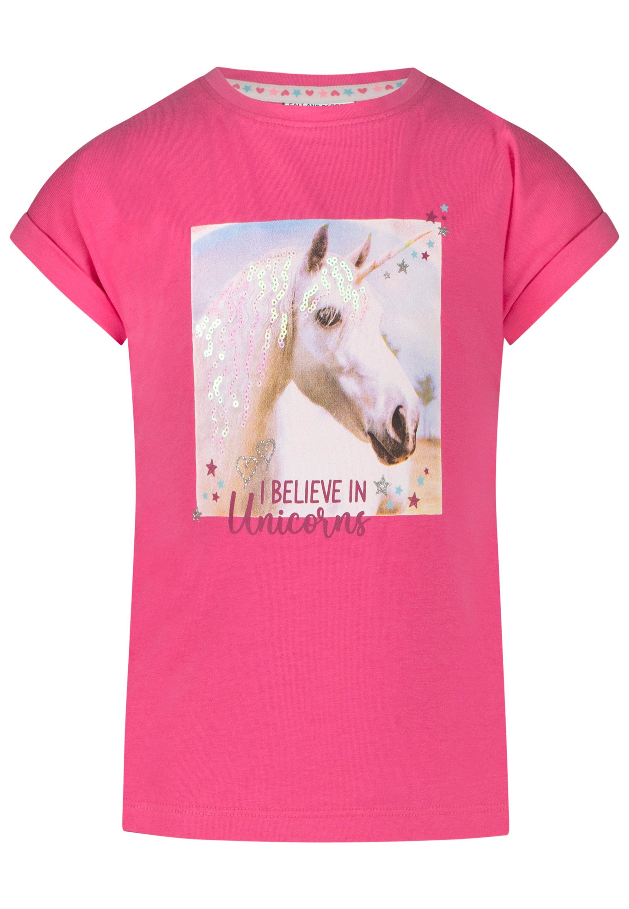 SALT AND PEPPER T-Shirt 33112834 (1-tlg) paradise pink