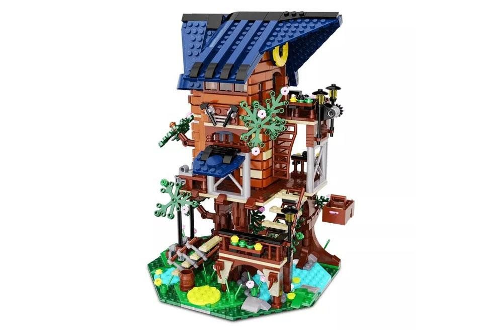 CaDA CaDA Four Seasons Tree House (1155 Teile) (neue Version) Konstruktionsspielsteine