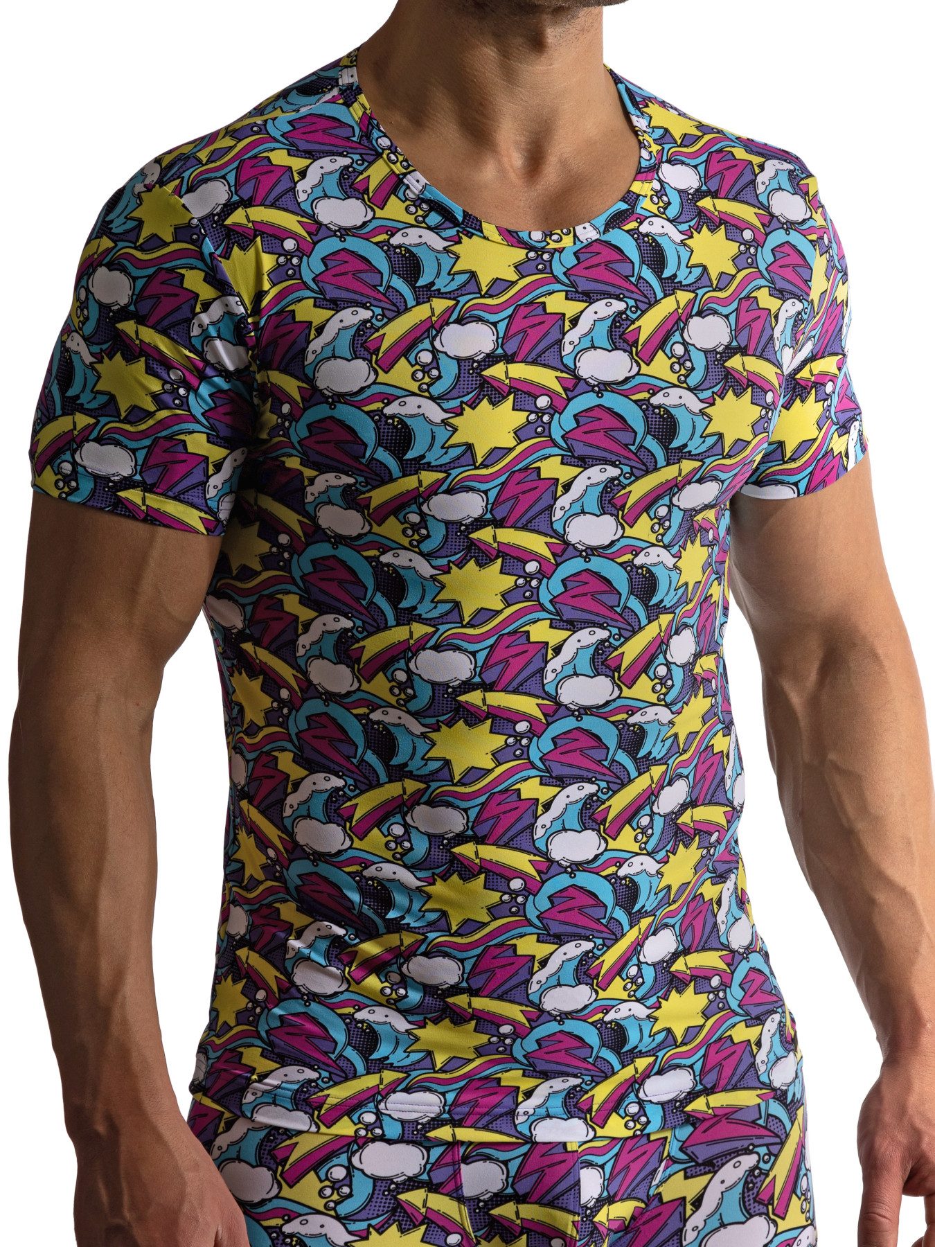 MANSTORE T-Shirt MANSTORE M800 Casual Tee cartoon