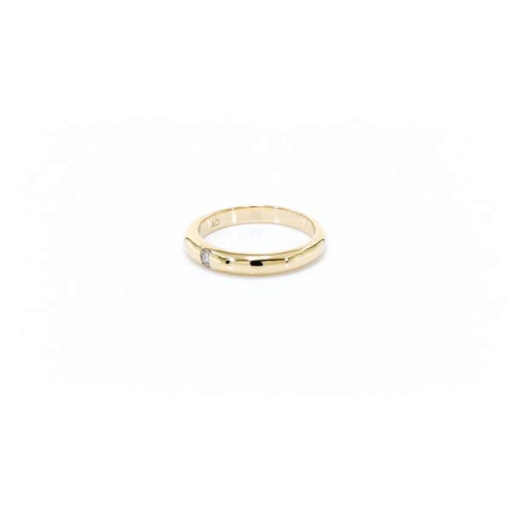 Cavill Diamantring Cavill Diamantring 0,088 ct Schokolade, vergoldetes Silber (1-tlg)