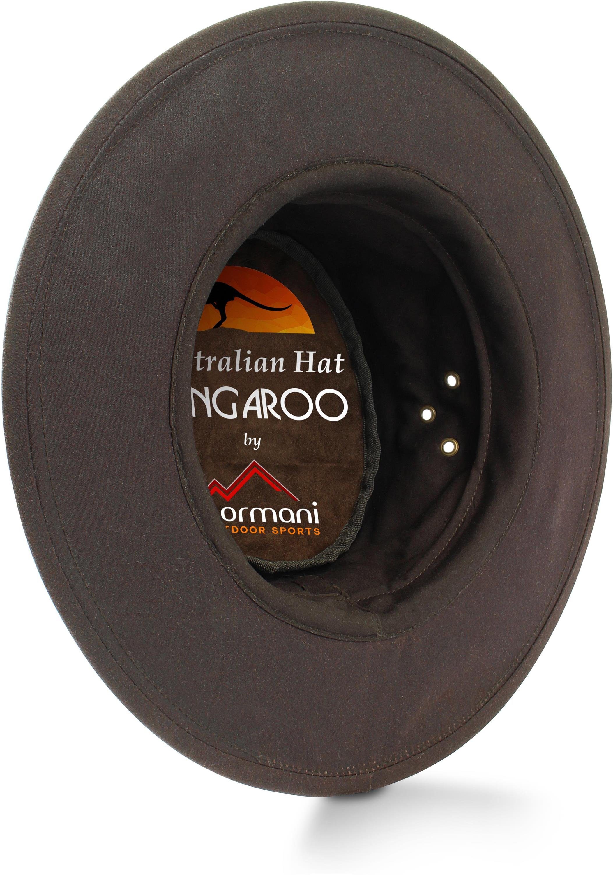 normani Outdoorhut Australischer Hut Kangaroo Sommer Buschhut Wanderhut Fischerhut Safarihut Reisehut Freizeithut – Bild 2 von 3