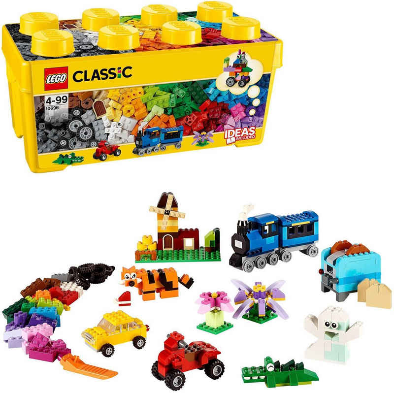 LEGO® Konstruktionsspielsteine »Bausteine Box (10696), LEGO®Classic«, (484 St), Made in Europe