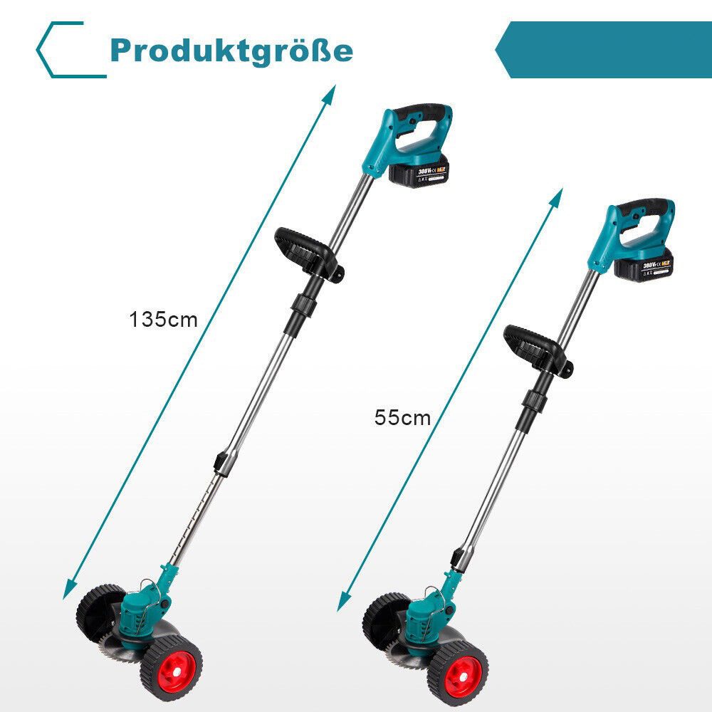 ONEVAN Akku-Rasentrimmer Elektrischer Rasentrimmer 4-in-1 Rasentrimmer günstig online kaufen