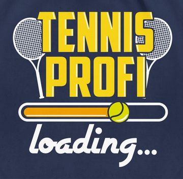 Shirtracer Turnbeutel Tennis Profi loading - weiß, Tennis Zubehör