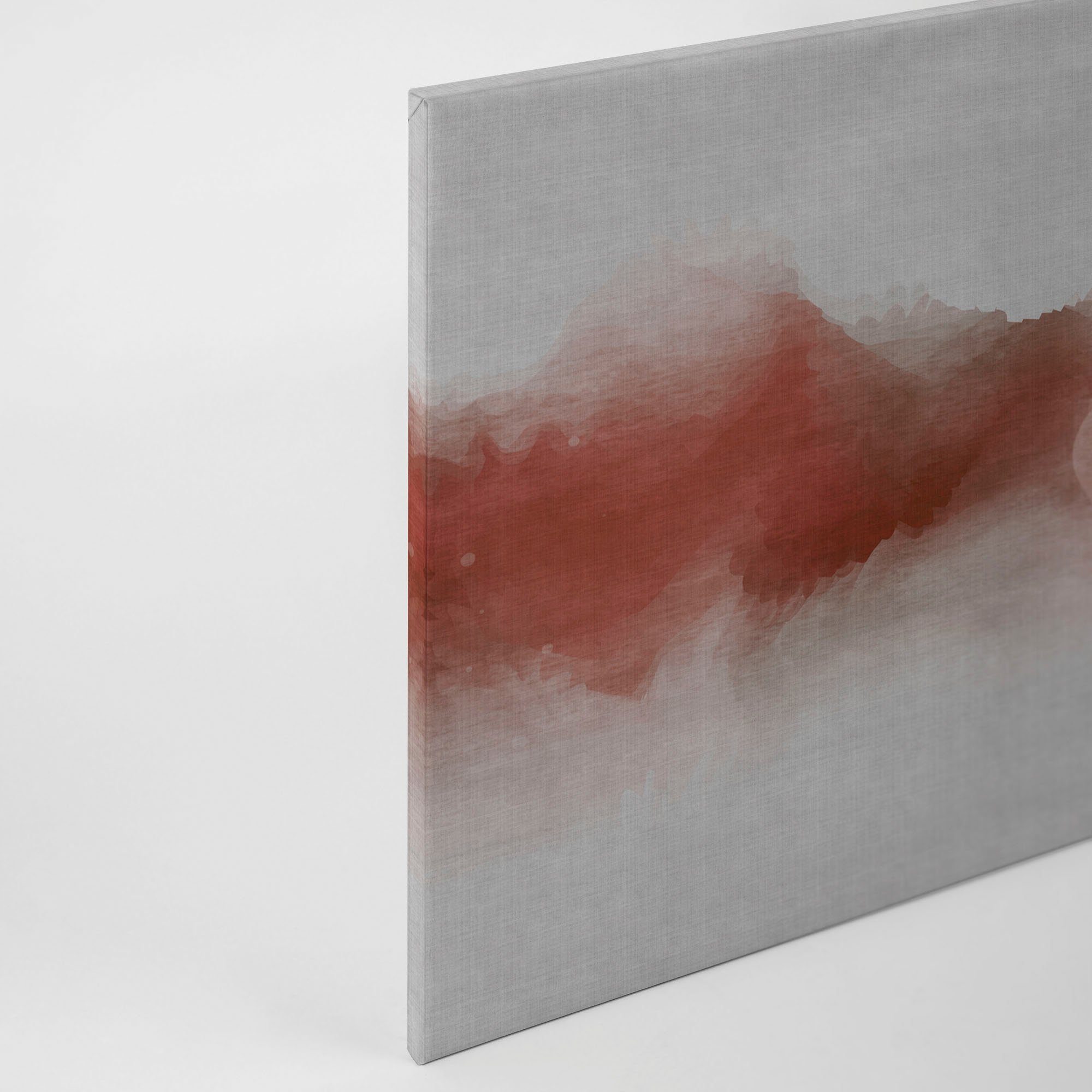 A.S. Création rosa Keilrahmen (1 Bunt Farben daydream, Grau St), Abstrakt Leinwandbild Bild grau, rot