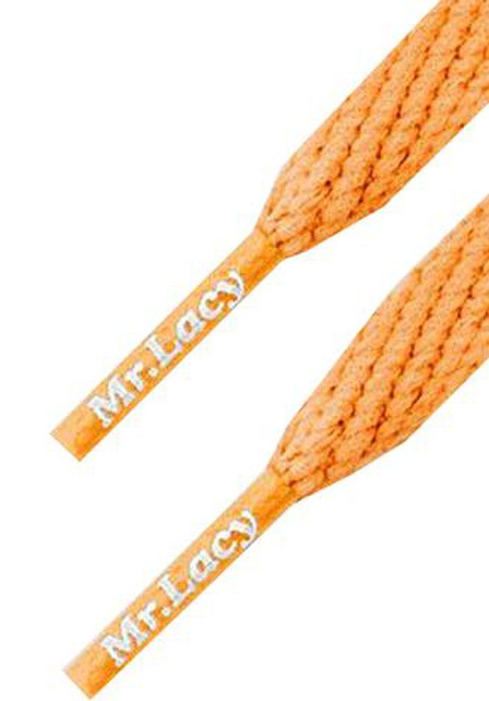 Mr. Lacy Schnürsenkel Sneaker Laces Smallies - Flach - 90 cm Bright Orange