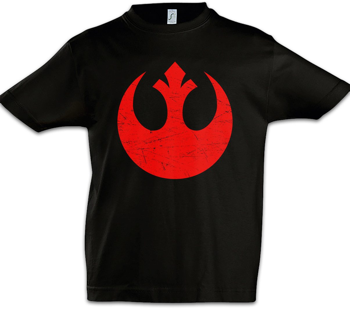 Print-Shirt Alliance Logo Kinder T-Shirt Wars Rebel Krieg Rebellion Star Sterne