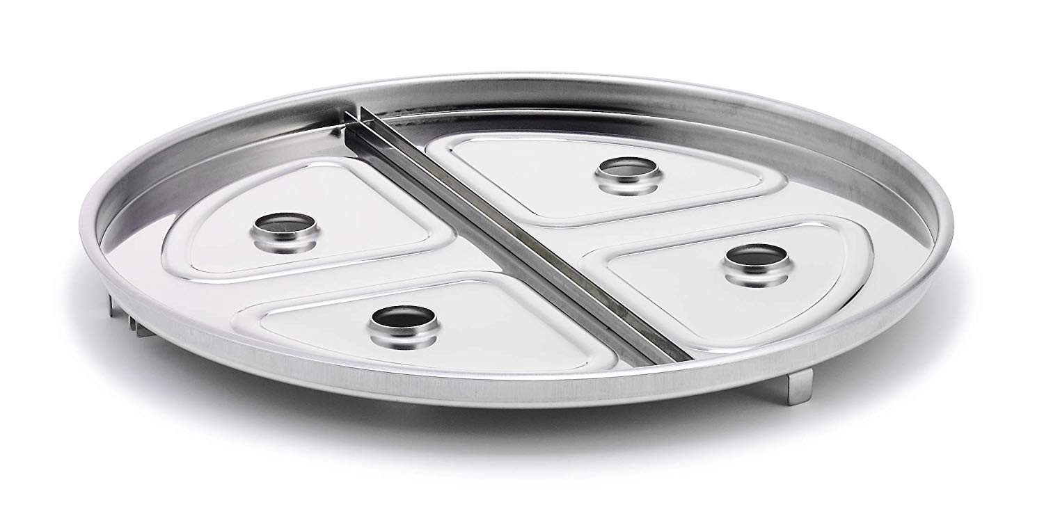 LotusGrill Grillschale LotusGrill Ersatz Anzündschale Edelstahl XXL – robust & passgenau