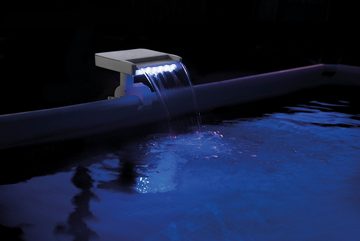 Intex Pool-Lampe Pool Licht Multi-Color LED Wasserfall Pool color cascade 28090