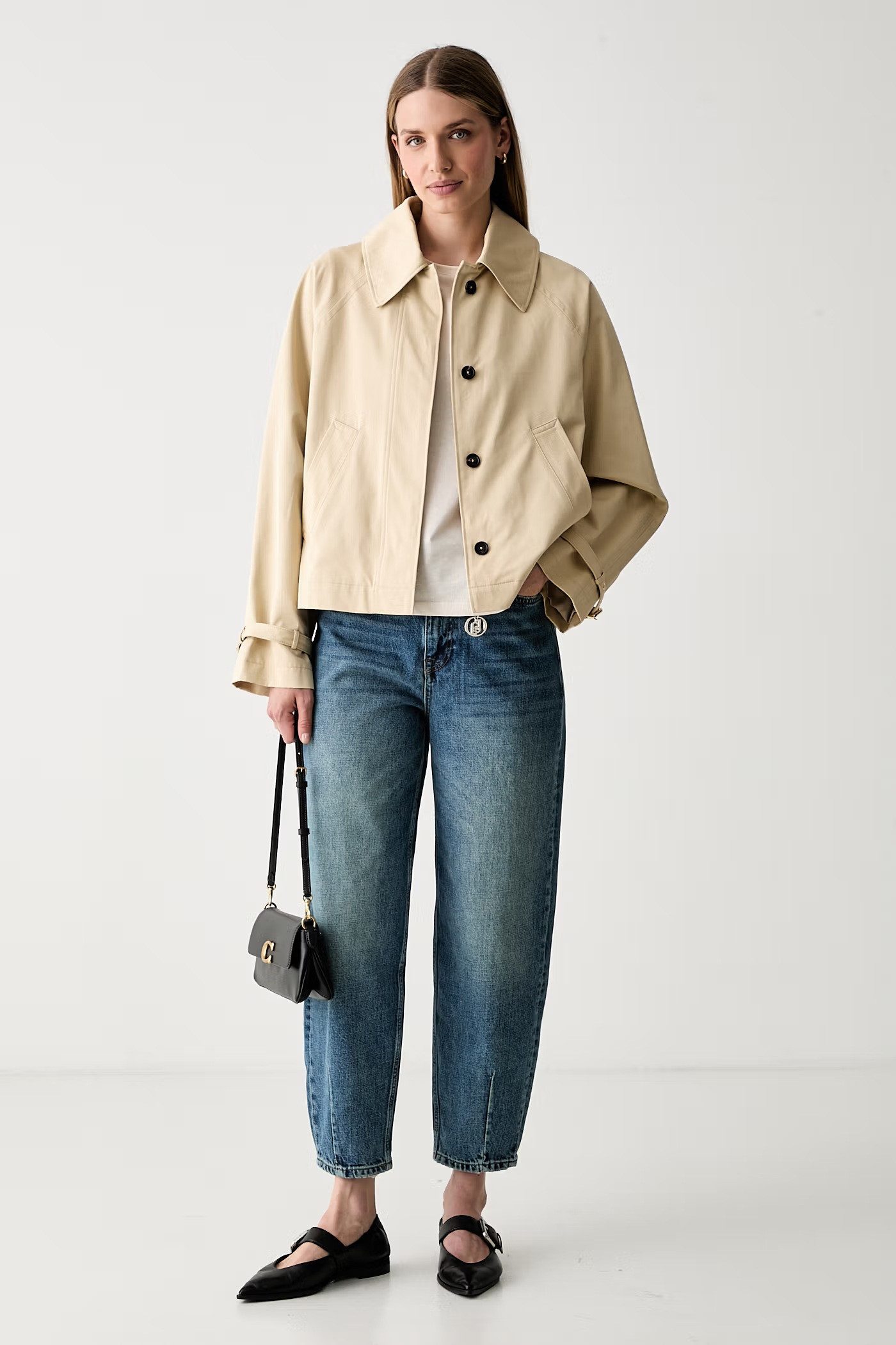 Liu Jo Stoffhose PANT.NEW CARROT H.W. - High Waist Carrot Jeans blau