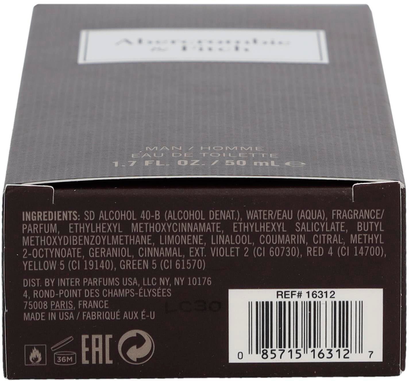 Abercrombie & Fitch Eau de Toilette FIRST INSTINCT MAN, Holzig-orientalischer Duft mit Melone, Veilchenblatt und Wildleder