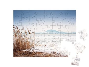 puzzleYOU Puzzle Der Plattensee im Winter, Ungarn, 48 Puzzleteile, puzzleYOU-Kollektionen Ungarn