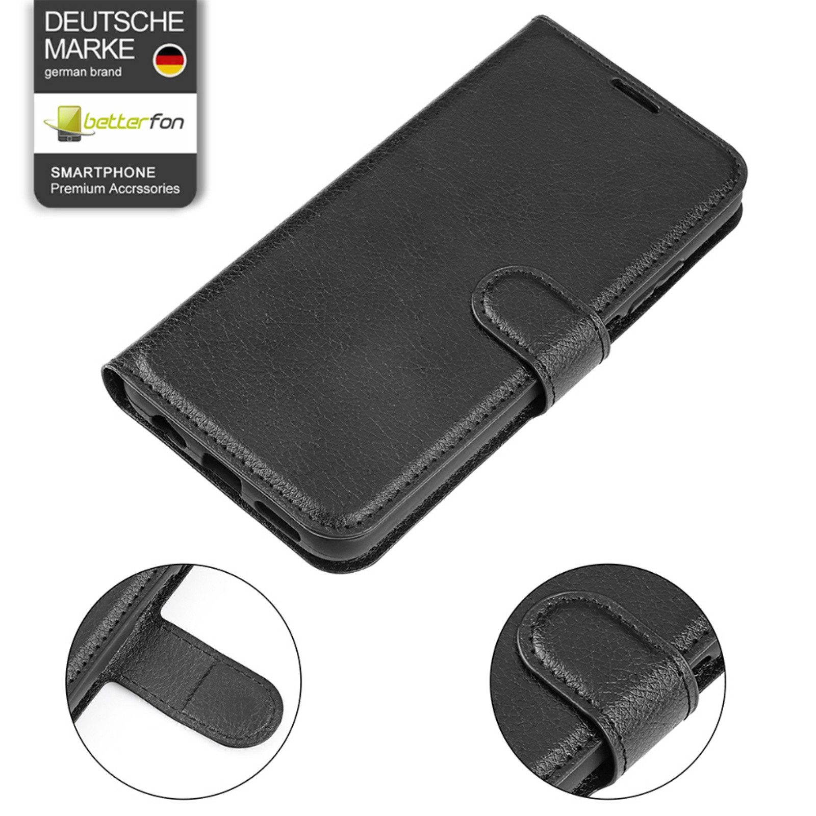 betterfon Handyhülle für Samsung Galaxy A17 Wallet Case Hülle Schutzhülle Klapphülle, Praktisch: Kartenfächer & Standfunktion integriert – Bild 3 von 5