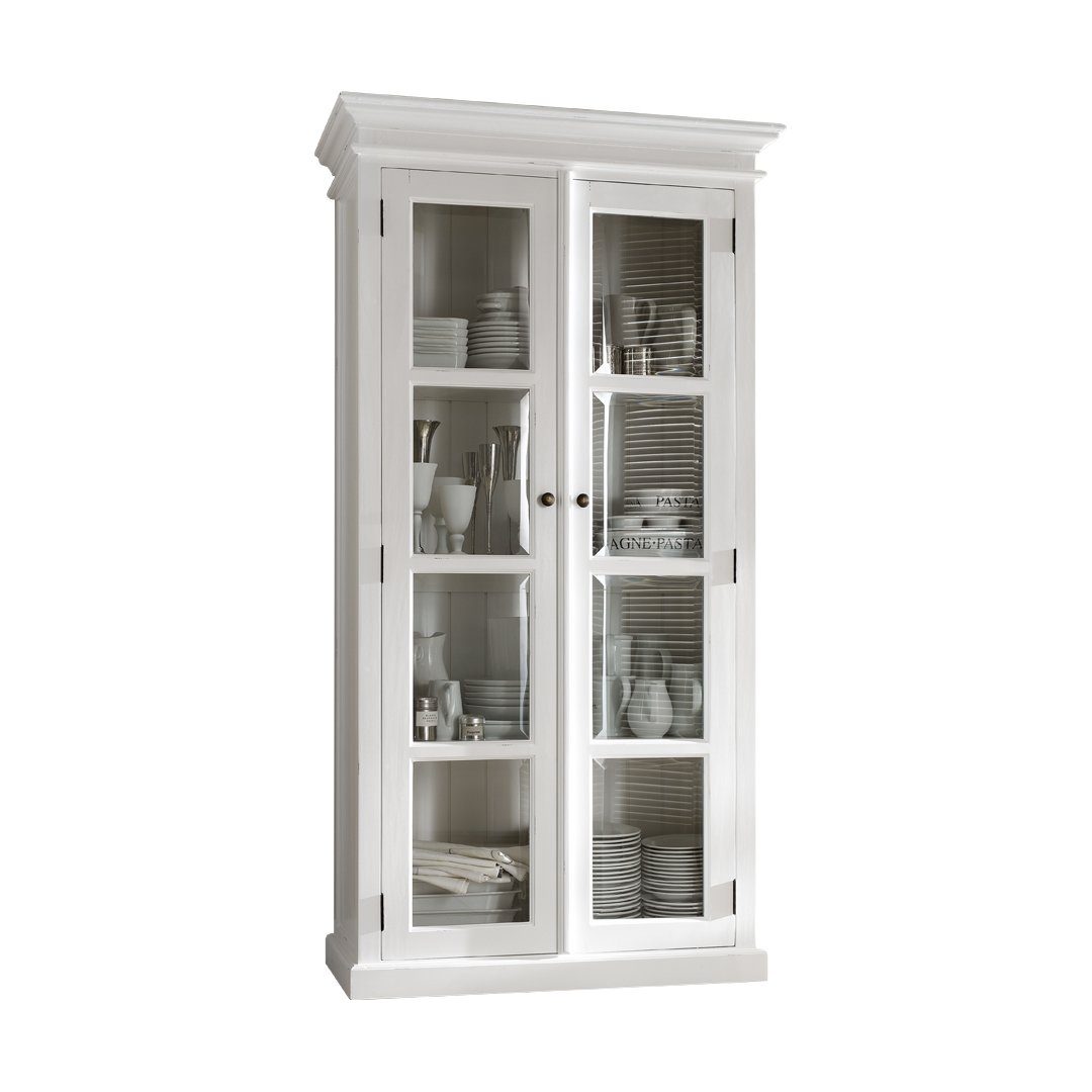 ebuy24 Vitrine Halifax Vitrinenschrank mit 2 Glastüren weiss. günstig online kaufen