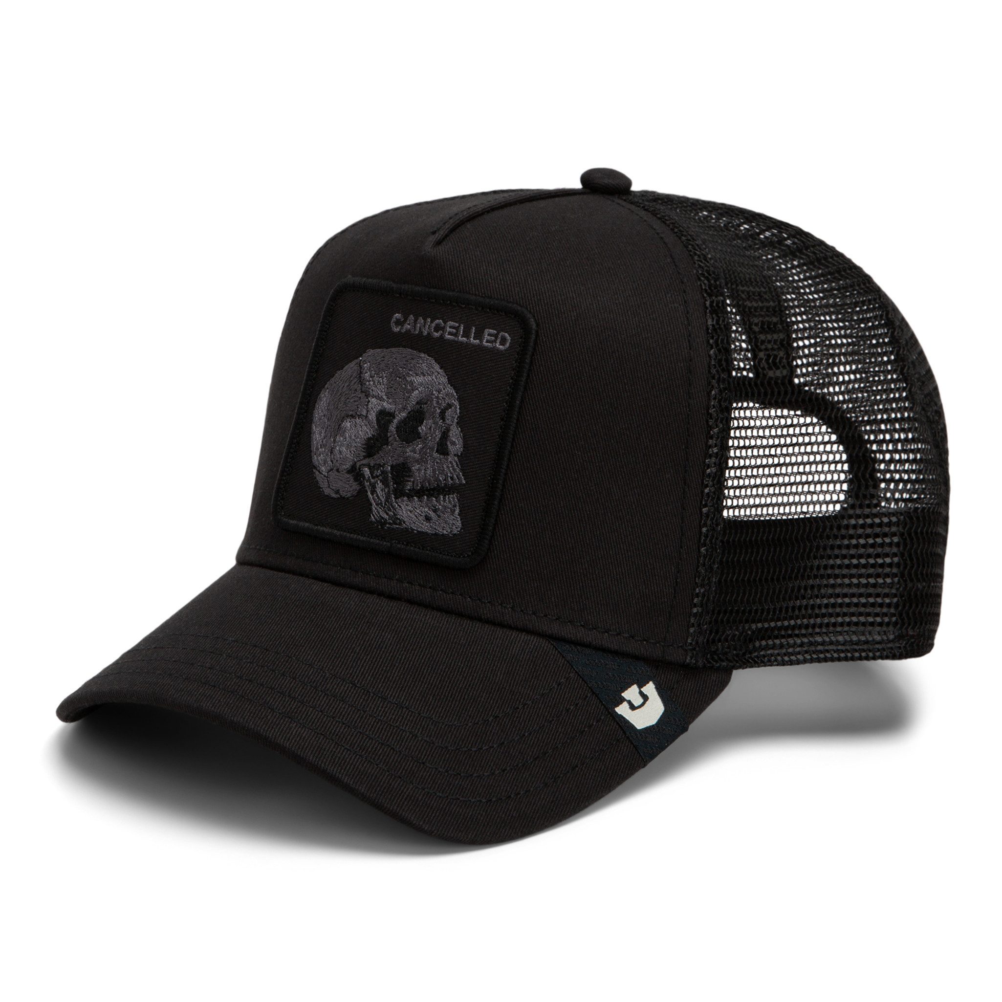 GOORIN Bros. Trucker Cap Goorin Bros. OG Trucker Cap Core Mesh Tonal Skull Void (Basecap, Basecap, Meshcap, Trucker Kappe)