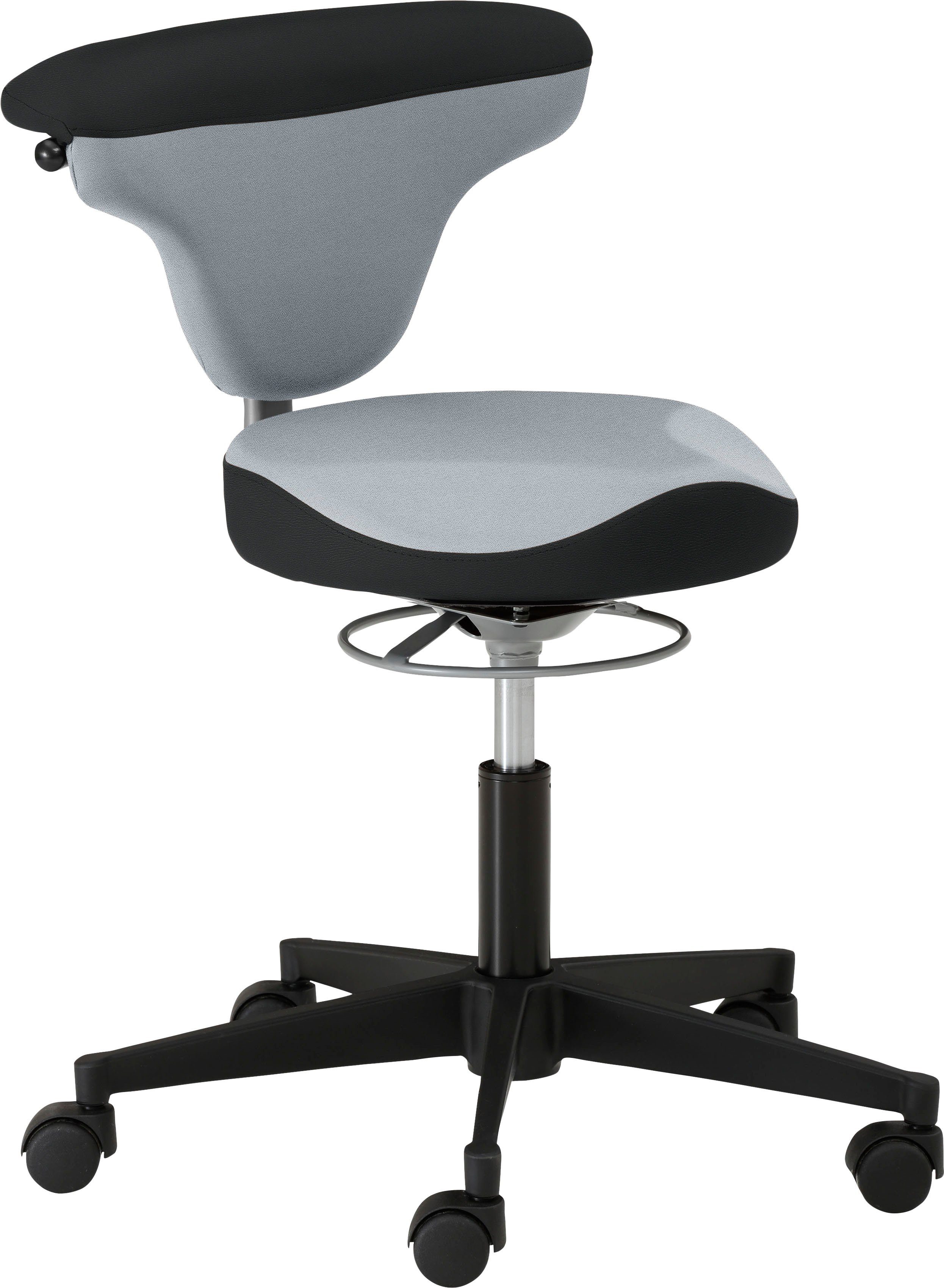 Hellgrau/Brillantschwarz | Hellgrau