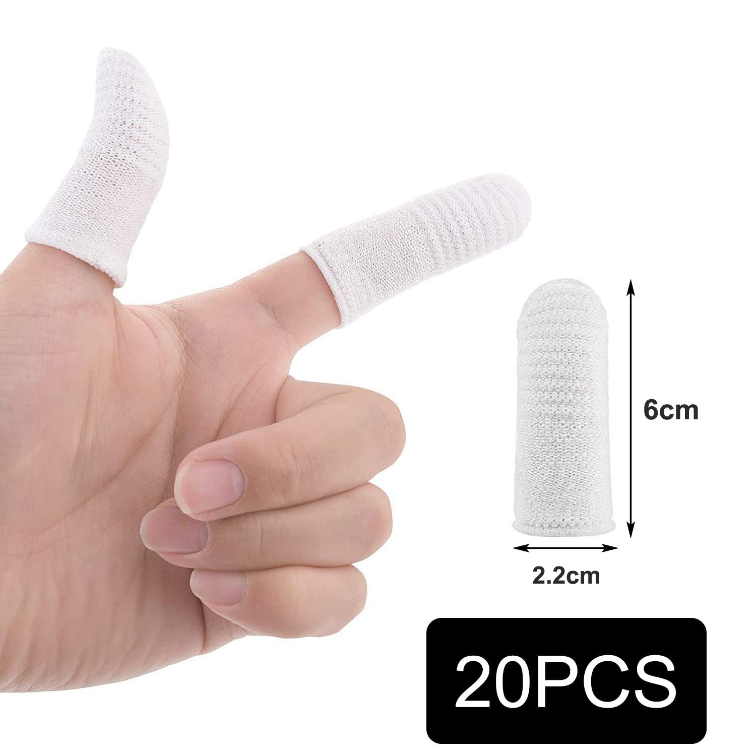 Beaface Tier-Fingerzahnbürste 20er Pack Hunde Zahnbürste Fingerzahnbürste Wiederverwendbar, Zahnpflege für Hunde & Katzen, Fingeraufsatz zur sanften Zahnreinigung