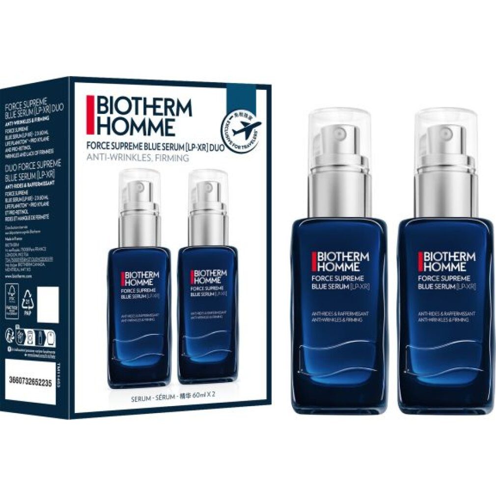 BIOTHERM Gesichtspflege Homme Force Supreme Blue Serum Set - 2 x 30ml