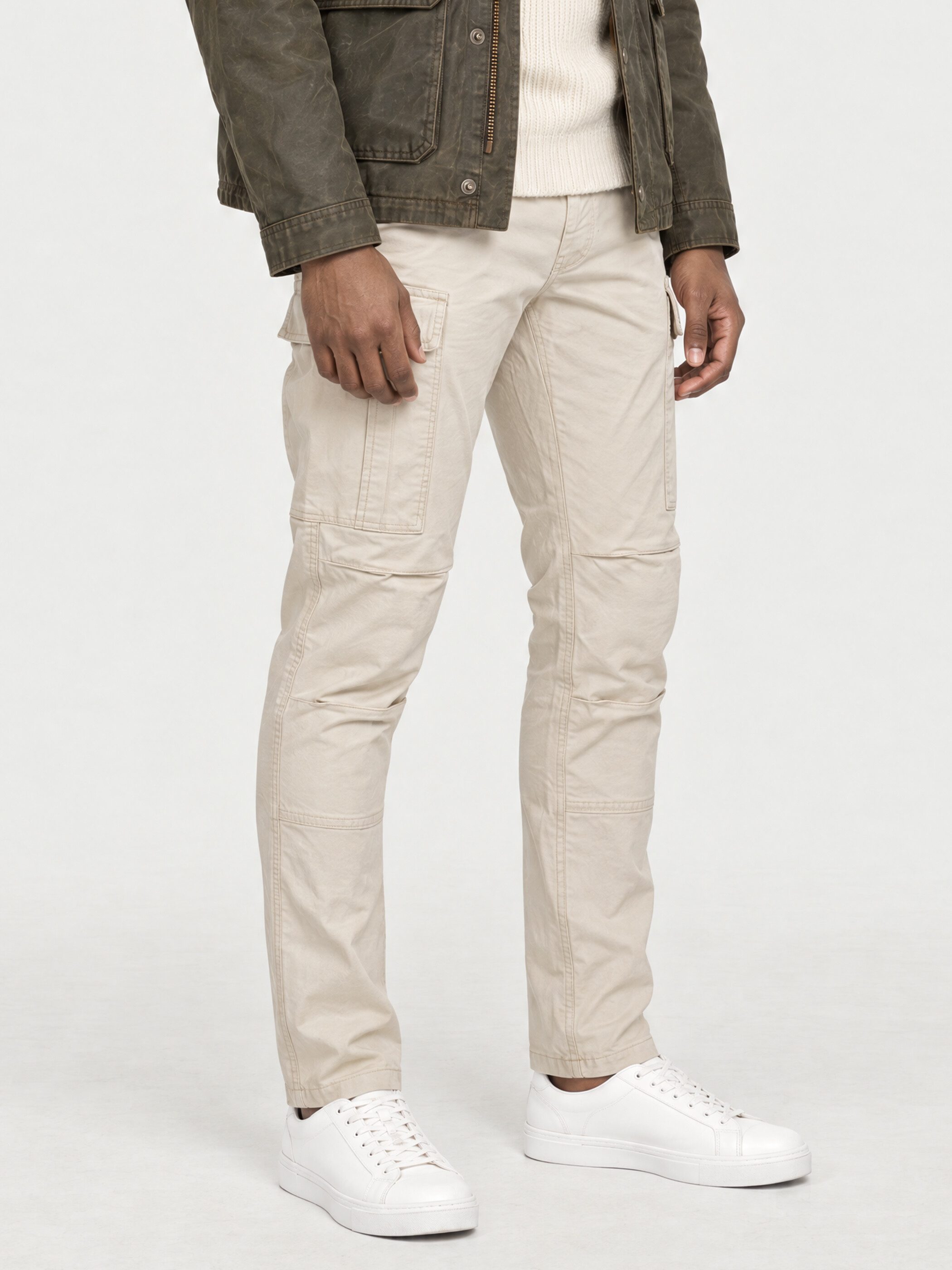 Yazubi Cargohose elegante Cargo Chino mit Stretch Slim Fit Herren Hosen für Männer, Cargohosen & Cargopants, 7 Taschen