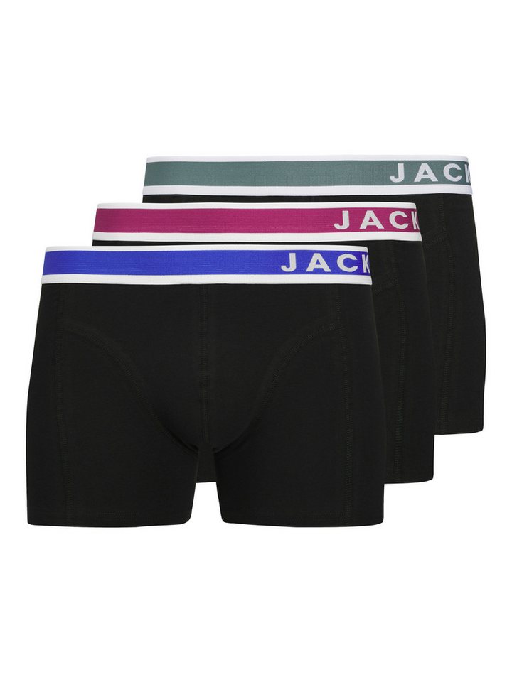 Jack & Jones Trunk JACEASTON SOLID TRUNKS 3 PACK SN (Packung, 3-St)