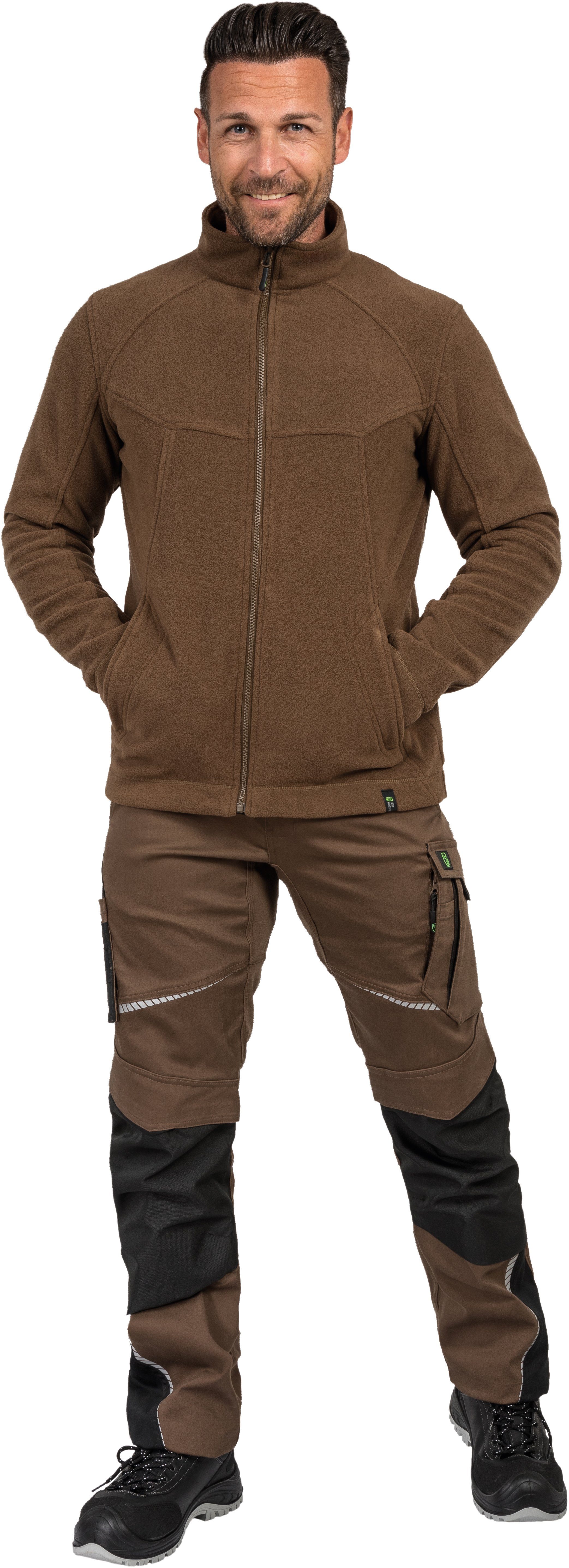 Leibwächter Fleecejacke Casual Line Herren Polar Fleecejacke Arbeitsjacke – Bild 3 von 4