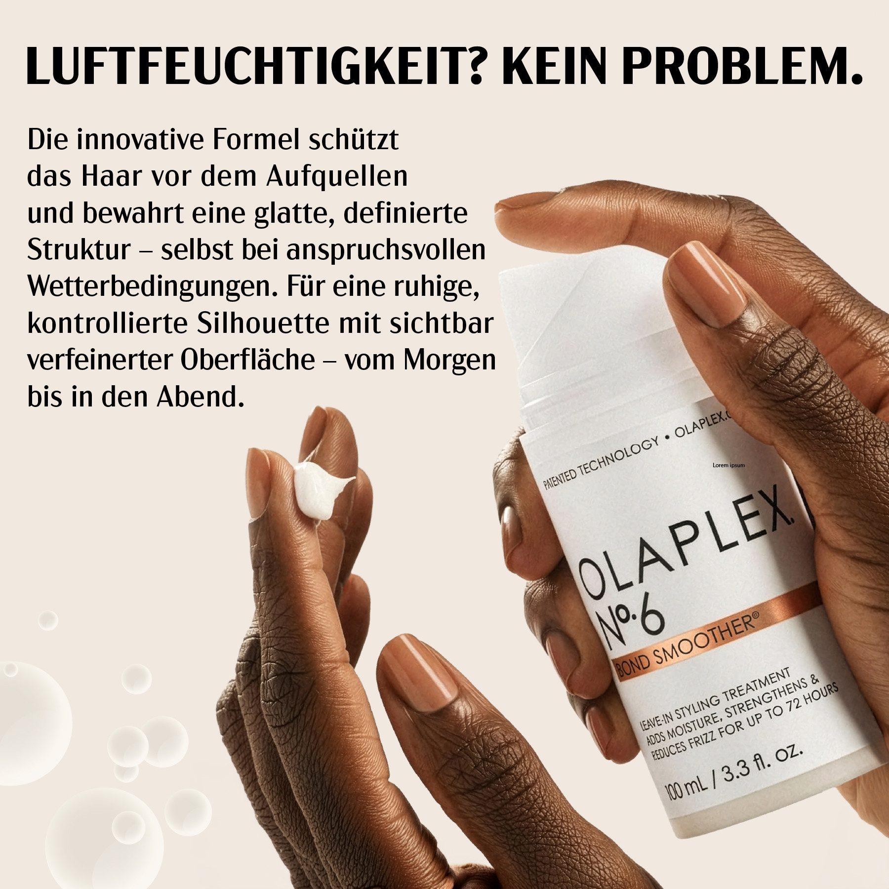 Olaplex Haarcreme Haarpflege Olaplex No 6 Bond Smoother Leave-in-Glättungscreme Frizz, 1-tlg., Haarpflege, Haarcreme, Styling, Glättung, OLAPLEX