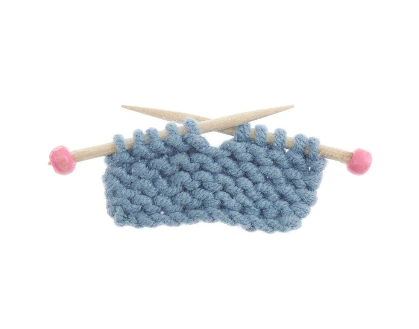 Rico Design Wichtel Miniatur Strickzeug, blau günstig online kaufen