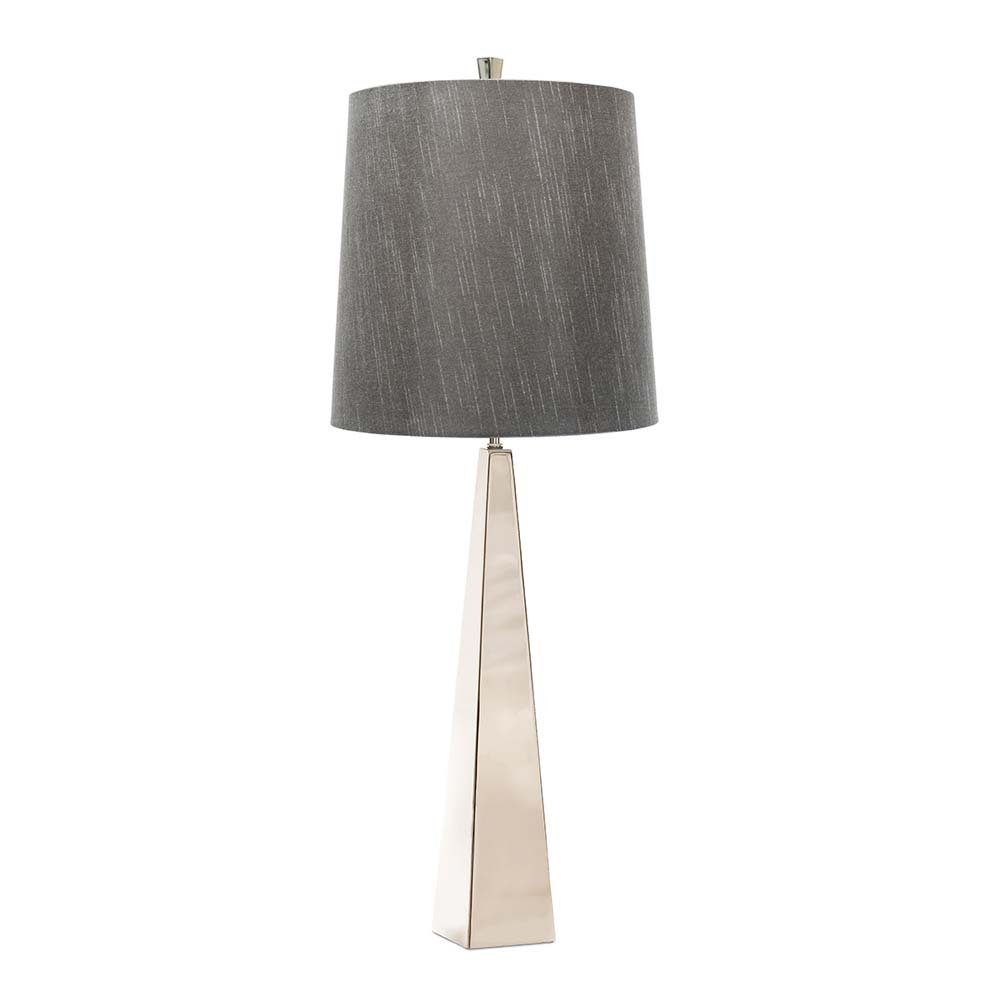 Elstead LIGHTING LED Tischleuchte, Leuchtmittel nicht inklusive, Tischlampe Beistelllampe Schlafzimmerleuchte Wohnzimmerlampe Nickel