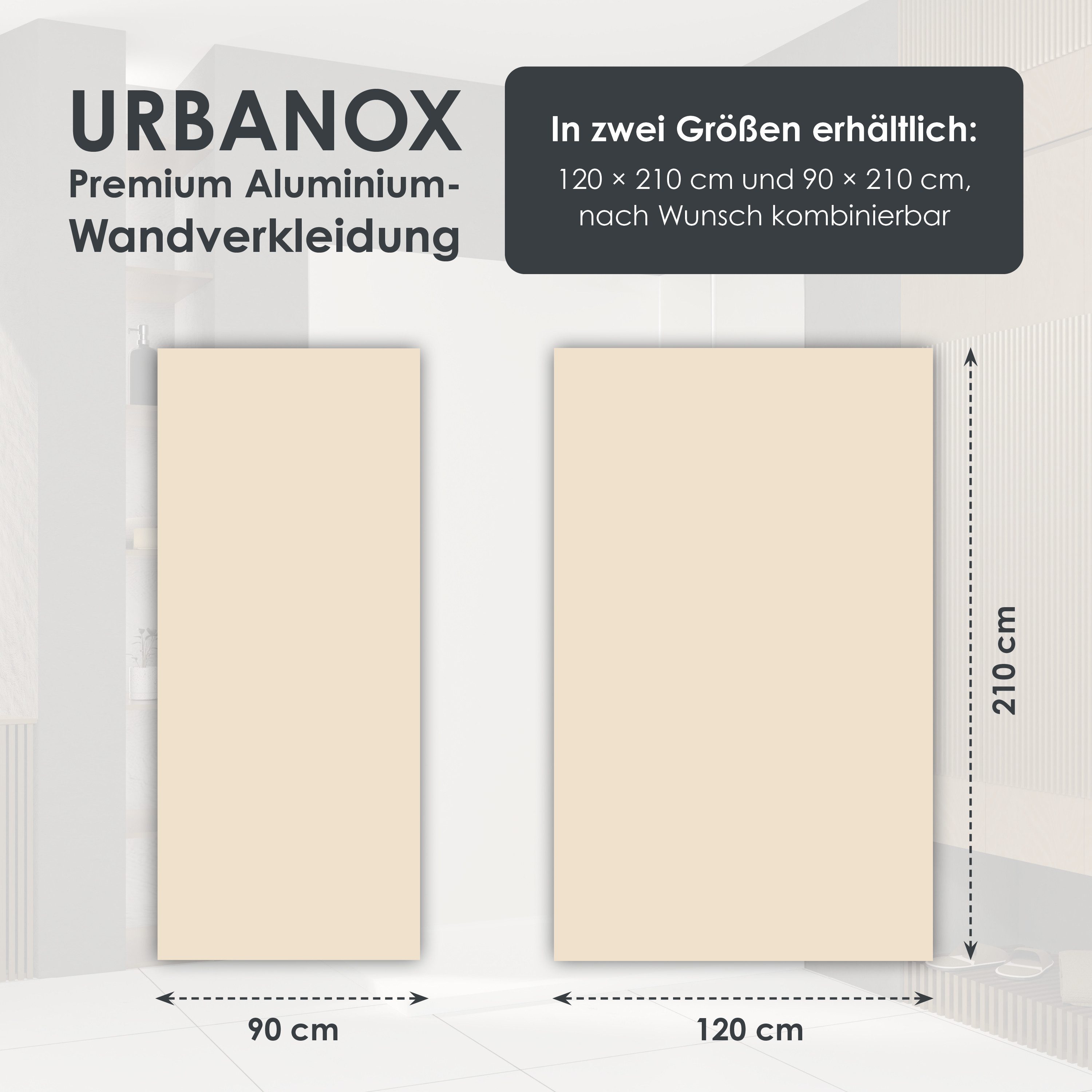 Marwell Duschrückwand Urbanox, (1-tlg), 1 Paneel: 90 x 210 cm