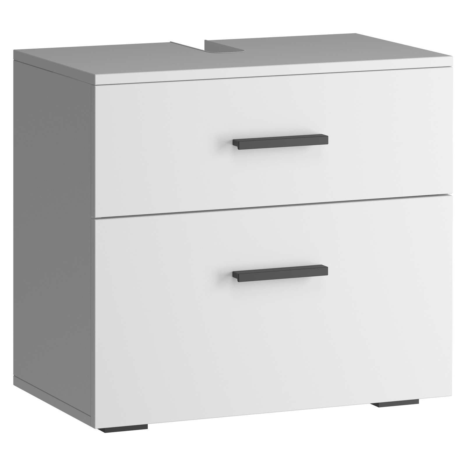 INOSIGN Waschbeckenunterschrank Skara mit Klappe und Schubkasten, schwarze günstig online kaufen