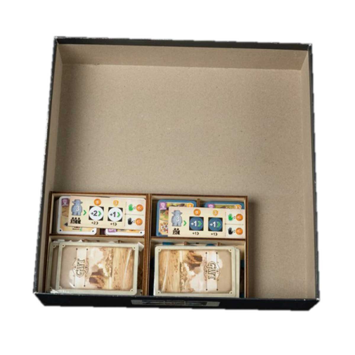 Laserox Spiel Insert für Great Western Trail 2. Edition + Rails to the North 2. Ed