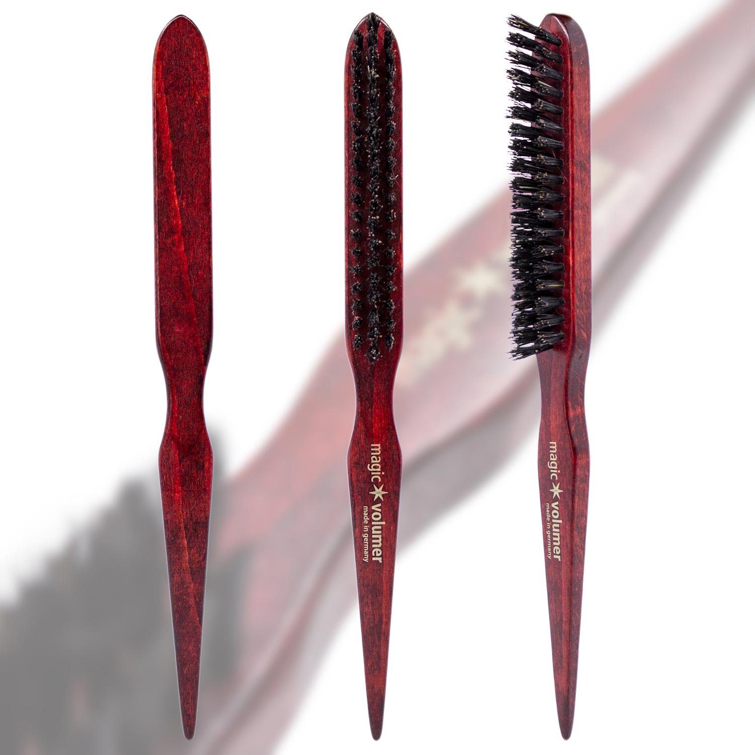 Landshop24 Toupierbürste Toupierbürste, Wildschweinborsten, Magic Volumer, Frisierbürste, 1-tlg., Stylingbürste