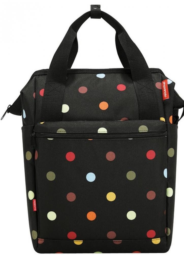 KlickFix Fahrradtasche KLICKfix Gepäckträgertasche Reisenthel ROOMY GT dots