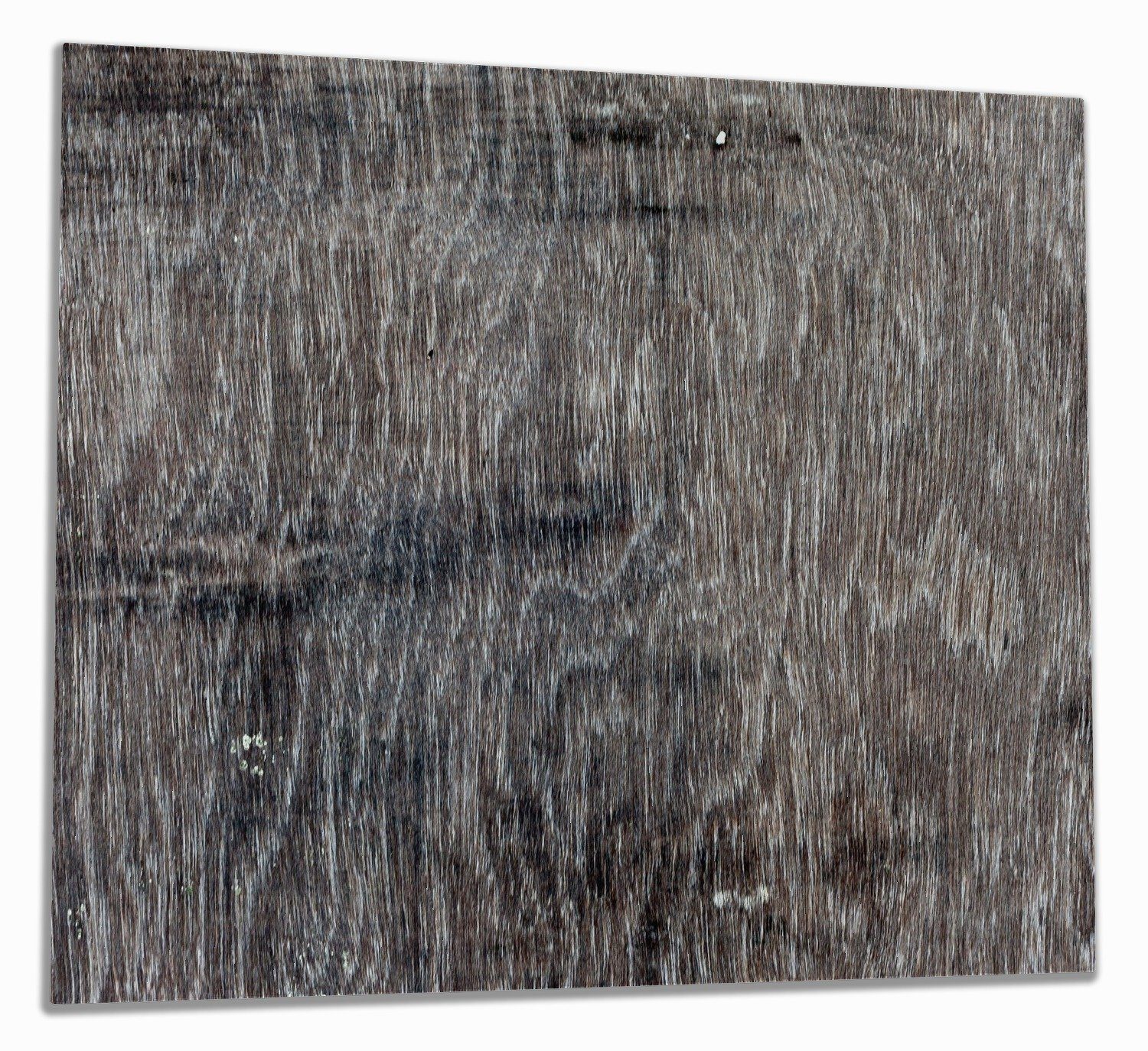 Wallario Herd-Abdeckplatte Holzmuster in grau, braun und schwarz, ESG-Sicherheitsglas, (Glasplatte, 1 tlg., inkl. 5mm Noppen), verschiedene Größen