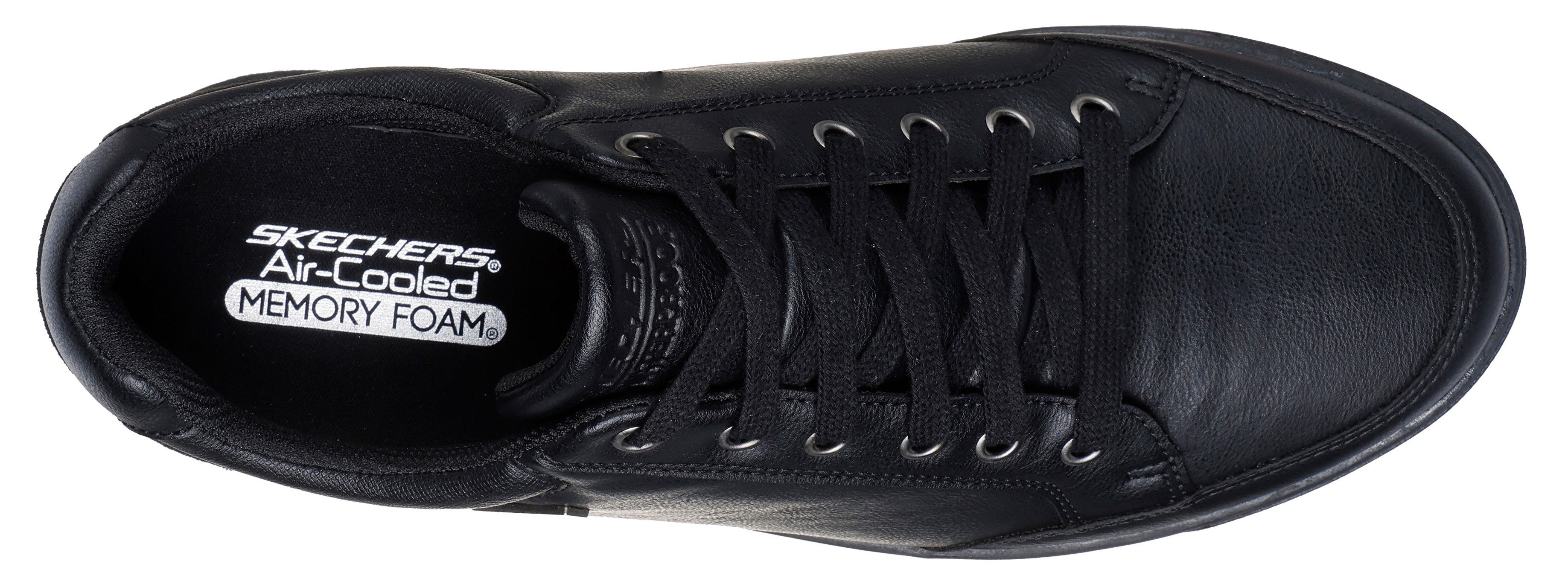 Skechers CAVELL-SPARKMAN Sneaker, Freizeitschuh, Halbschuh, Schnürschuh aus wasserabweisendem Material