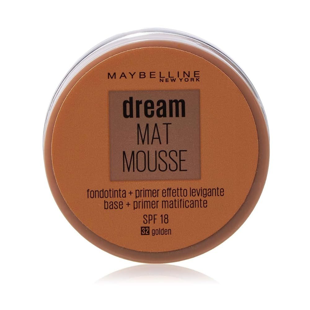 MAYBELLINE NEW YORK Foundation Dream Mat Mousse Make-Up Finish 18ml No. 32 Golden