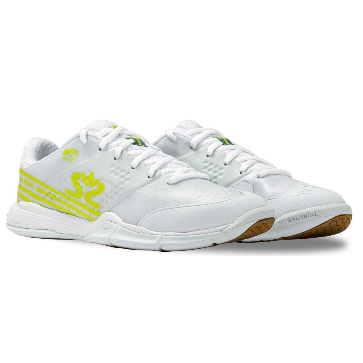 SALMING Hallen-Indoorschuhe Viper 5 weiss/lime Damen Squashschuh