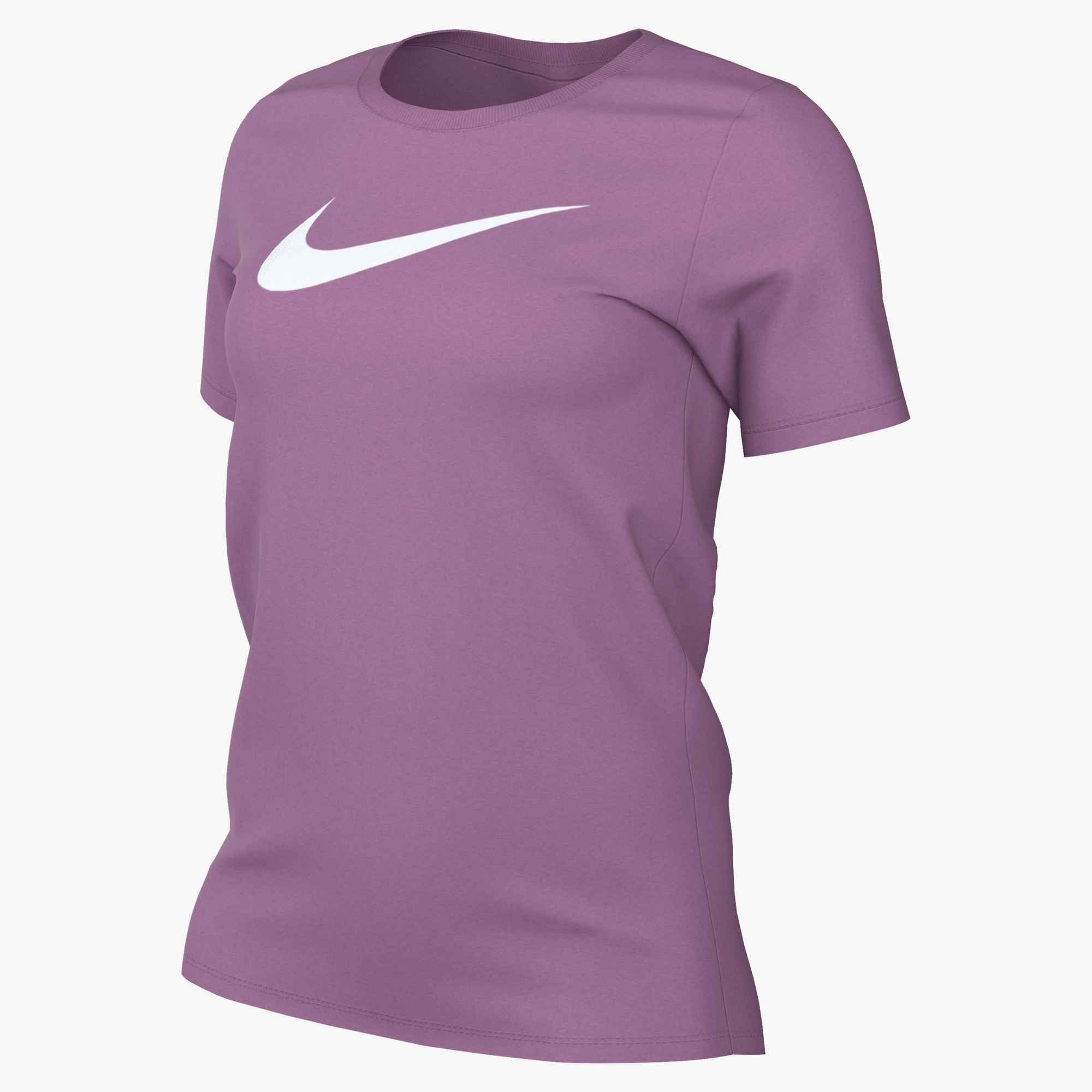 Nike T-Shirt W NK DF TEE RLGND HBR mit Rundhalsausschnitt, Kurzarm-Design, aus Jersey-Material